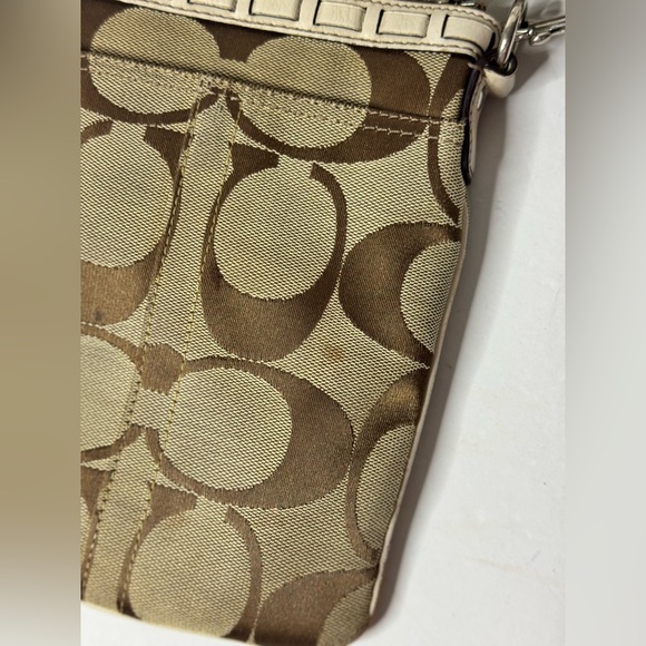 COACH Signature Stripe Bag Python Snake Crossbody Swingpack F06W-10266 - Picture 4 of 12